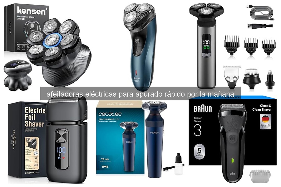 Mejores afeitadoras eléctricas para un afeitado rápido en 2026