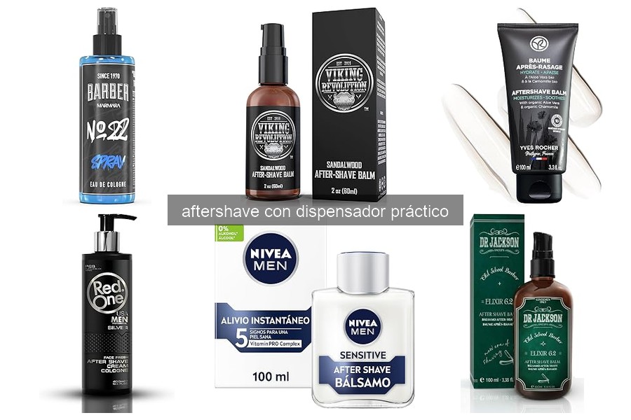 Mejores aftershaves con dispensador para pieles sensibles