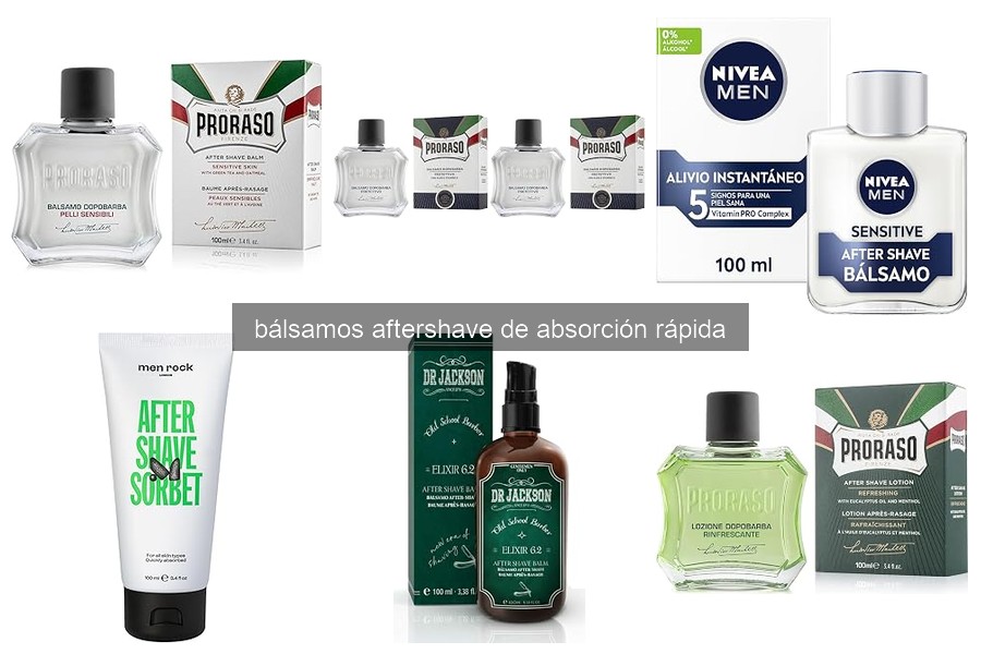 Mejores bálsamos aftershave de absorción rápida en 2026