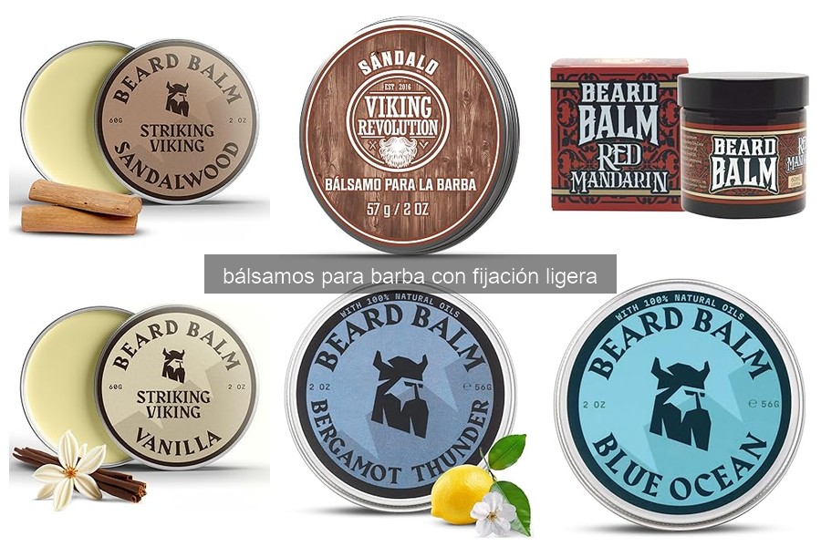 Mejores bálsamos para barba con fijación ligera en 2026