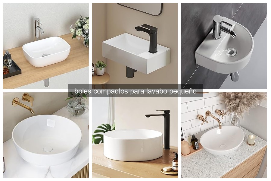 Mejores boles compactos para lavabo pequeño en 2023