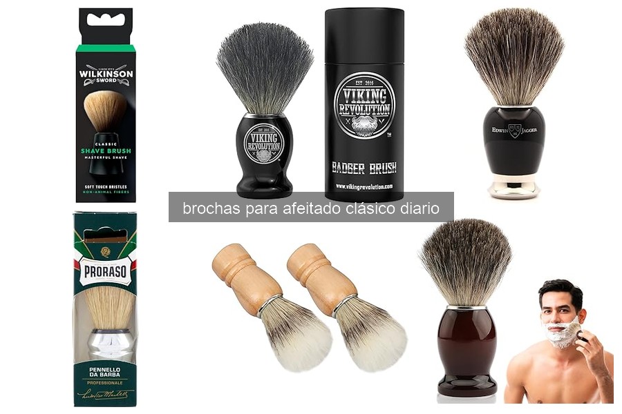 Mejores brochas para afeitado clásico según presupuesto
