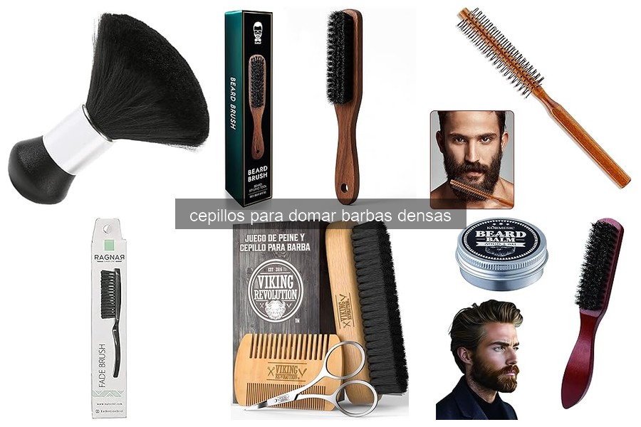 Mejores cepillos para domar barbas densas en 2026