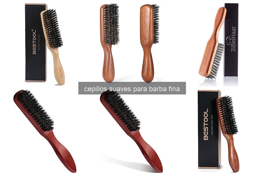 Mejores cepillos suaves para barba fina: comparativa 2026