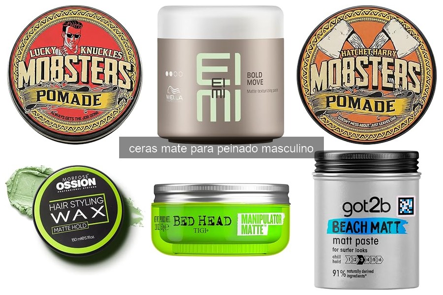 Mejores ceras mate para peinado masculino en 2026