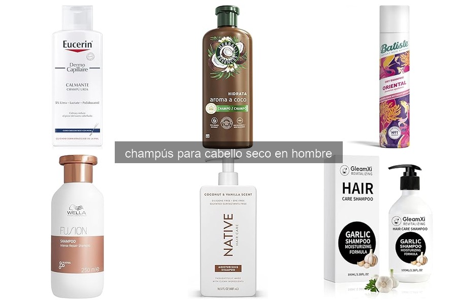 Mejores champús para cabello seco masculino: comparativa 2026