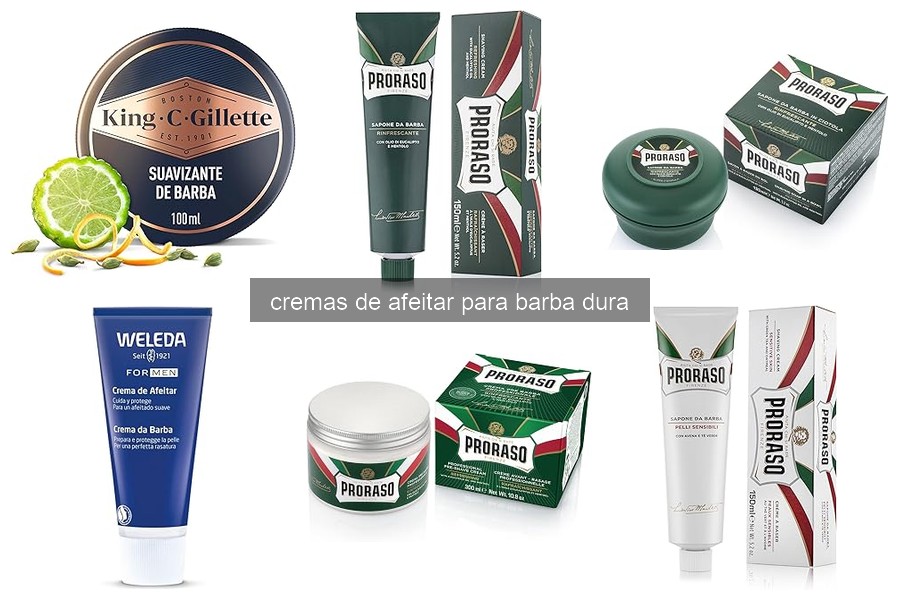 Mejores cremas de afeitar para barba dura en 2026