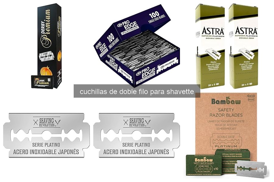 Mejores cuchillas de doble filo para shavette en 2026