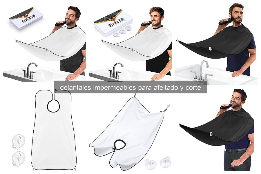 Mejores delantales impermeables para afeitado en 2026