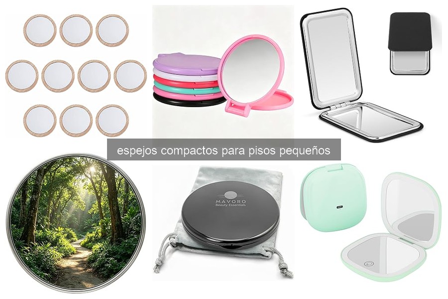 Mejores espejos compactos para pisos pequeños en 2026