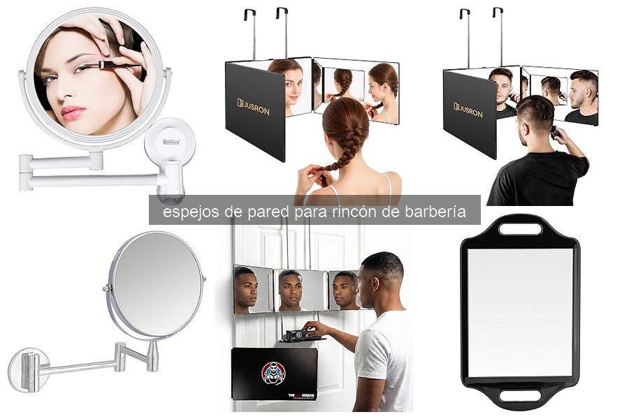 Mejores espejos de pared para rincón de barbería en 2026