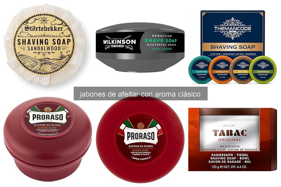 Mejores jabones de afeitar con aroma clásico en 2026