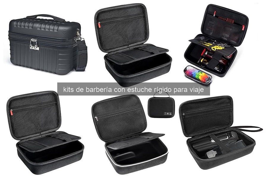 Mejores kits de barbería con estuche rígido para viajes 2026
