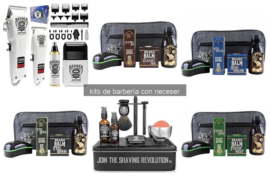 Mejores kits de barbería con neceser en 2026: comparativa