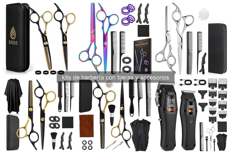Mejores Kits de Barbería con Tijeras para Principiantes 2026