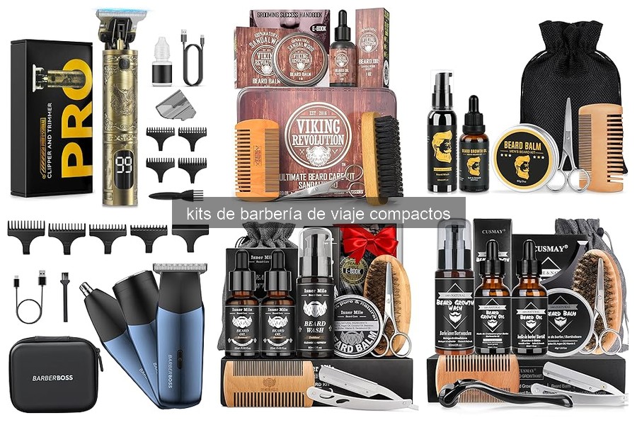 Mejores Kits de Barbería de Viaje Compactos en 2023