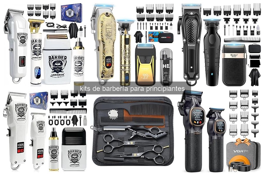 Mejores kits de barbería para principiantes en 2026