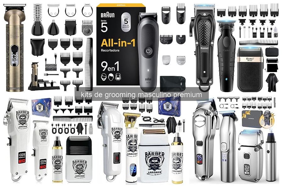 Mejores kits de grooming masculino premium en 2026
