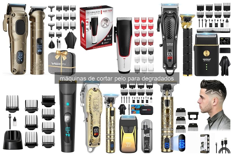 Mejores máquinas de cortar pelo para degradados en 2026