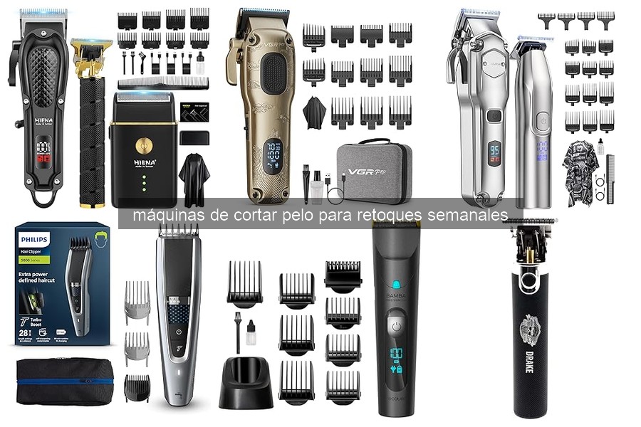 Mejores máquinas de cortar pelo para retoques semanales