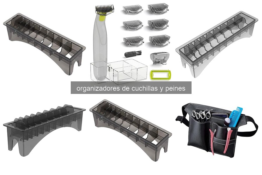 Mejores organizadores de cuchillas y peines para barberías