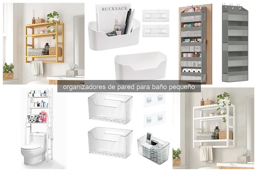 Mejores organizadores de pared para baños pequeños en 2026