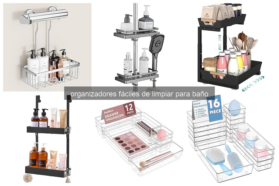 Mejores organizadores fáciles de limpiar para baño en 2026
