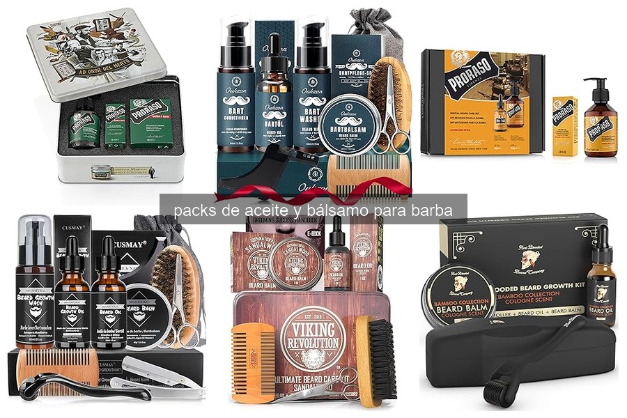 Mejores packs de aceite y bálsamo para barba en 2023