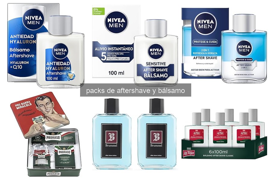 Mejores packs de aftershave y bálsamo para el afeitado diario