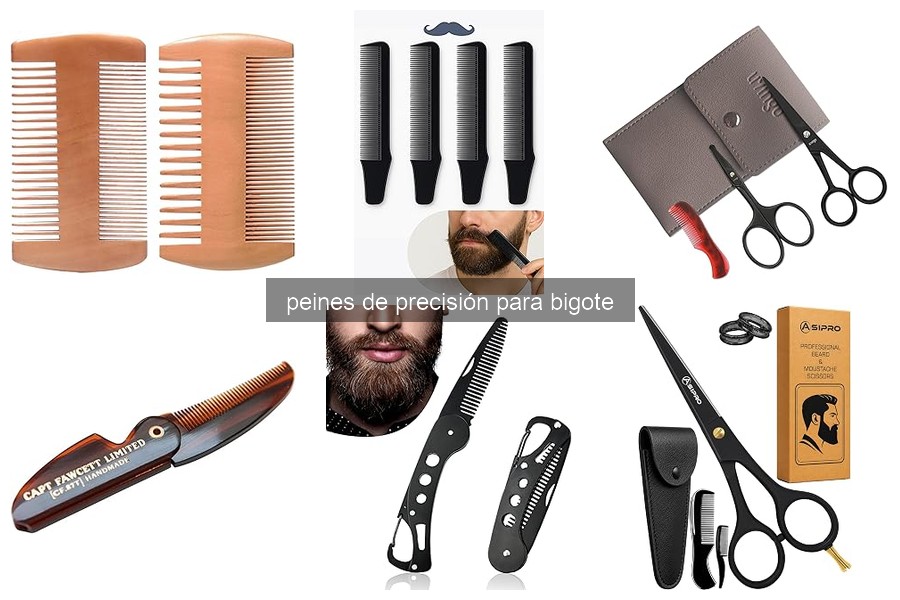 Mejores peines de precisión para bigote: opiniones 2026