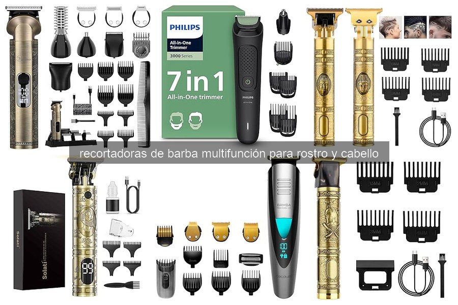 Mejores recortadoras de barba multifuncionales para el hogar