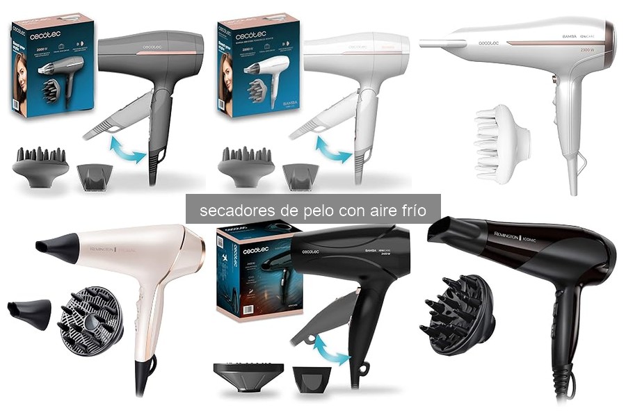 Mejores secadores de pelo con aire frío para cabello rizado