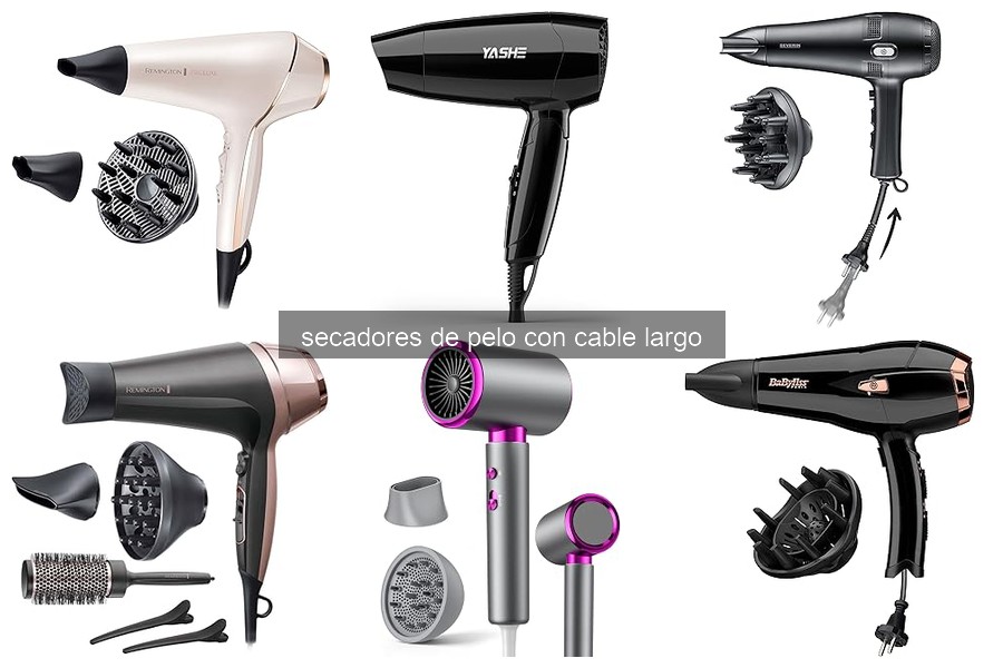 Mejores secadores de pelo con cable largo: comparativa 2026