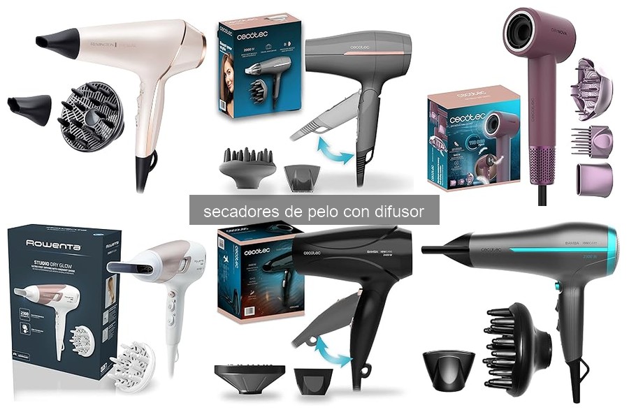 Mejores secadores de pelo con difusor para cabello rizado