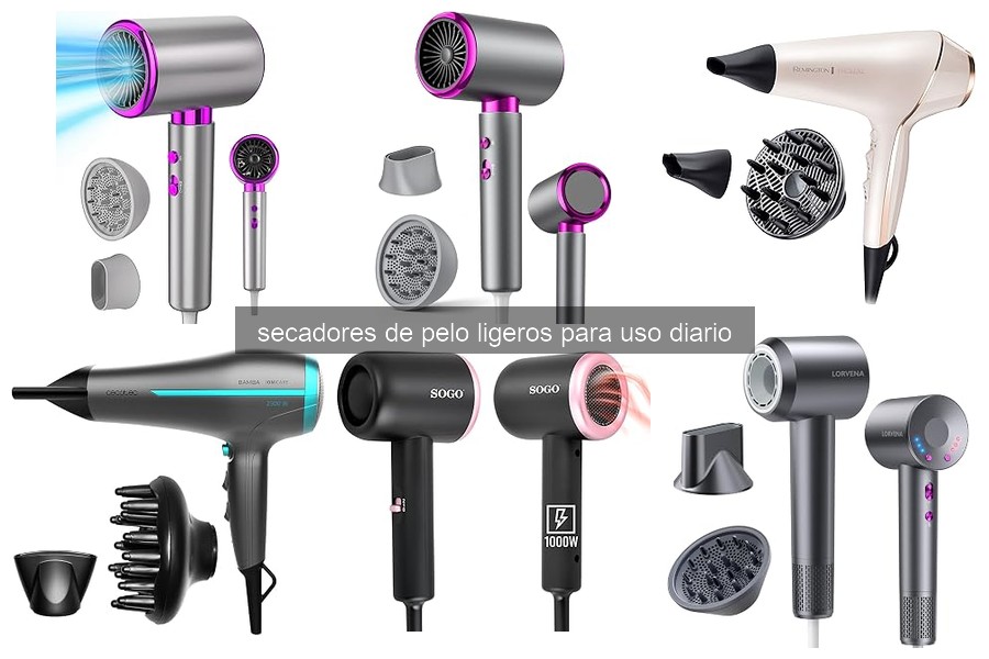 Mejores secadores de pelo ligeros para uso diario en hombres