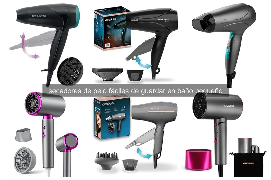 Mejores secadores de pelo para baños pequeños en 2026