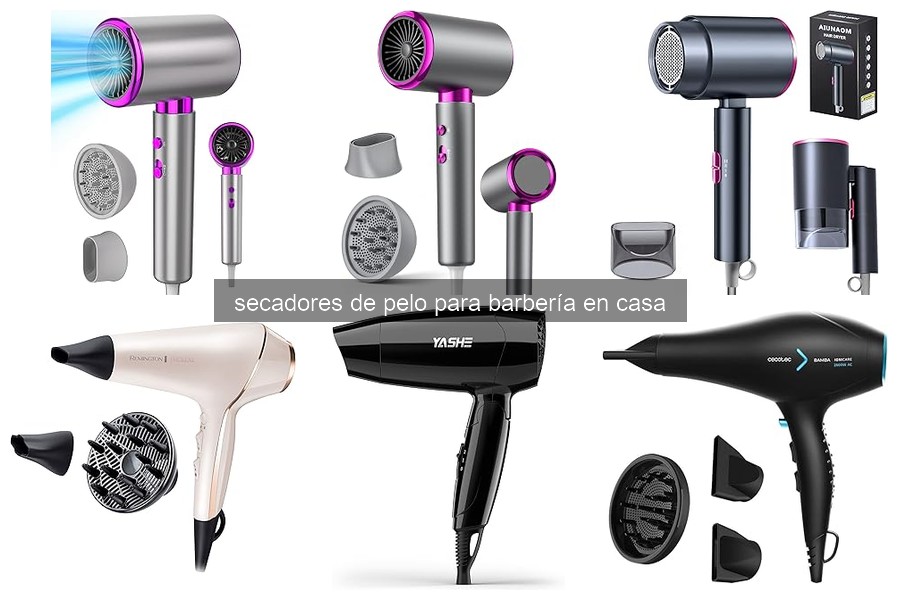 Mejores secadores de pelo para barbería en casa 2026