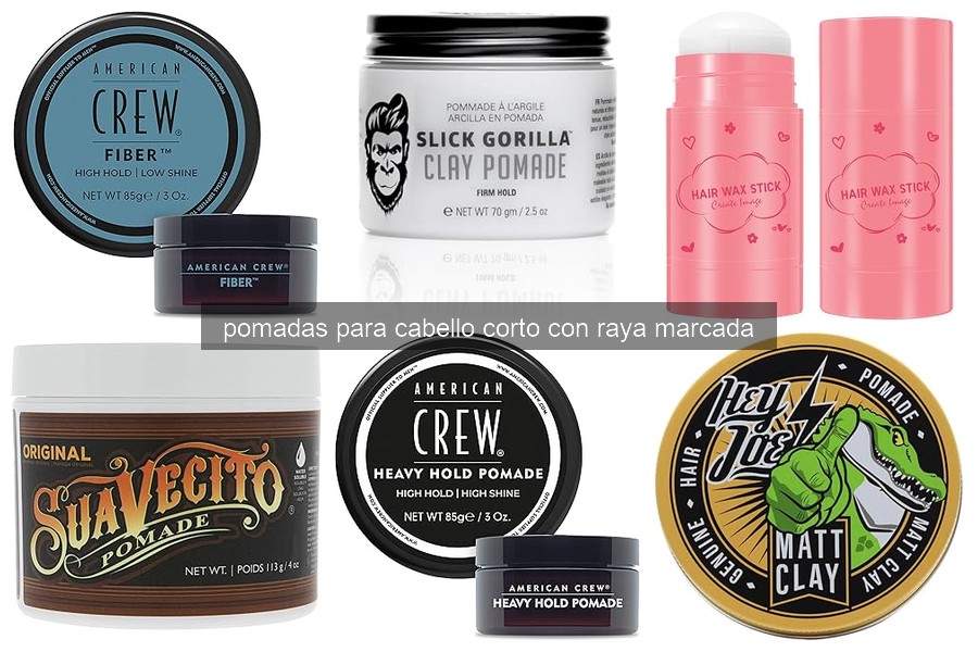 Pomadas para Cabello Corto con Raya Marcada: ¿Qué Son?