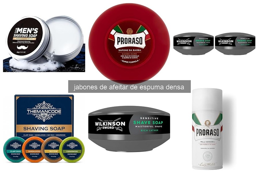Problemas comunes al usar jabones de afeitar de espuma densa