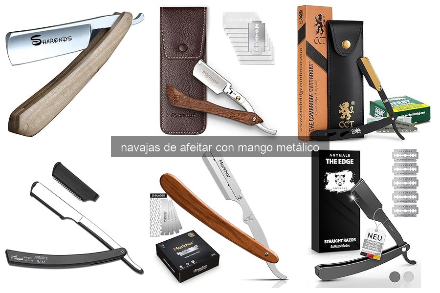 Problemas comunes al usar navajas de afeitar con mango metálico