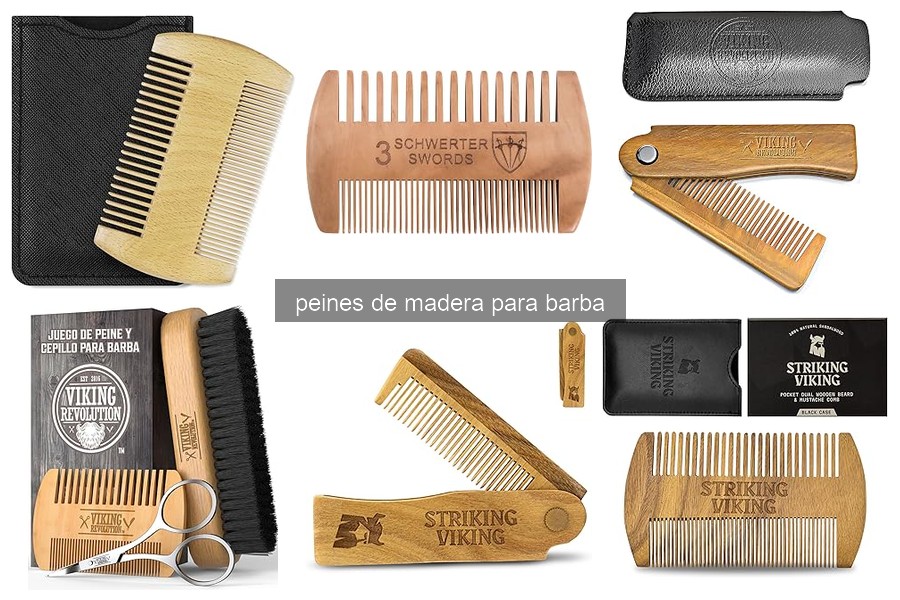Problemas comunes al usar peines de madera para barba