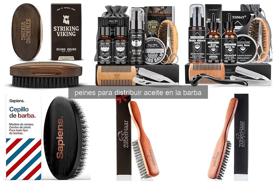 Problemas Comunes al Usar Peines para Aceite de Barba