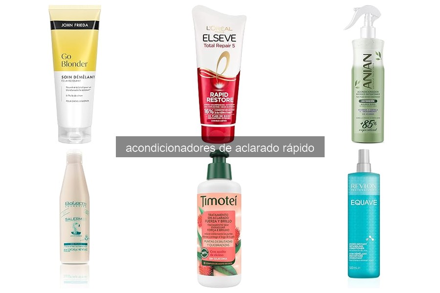 Problemas comunes con acondicionadores de aclarado rápido