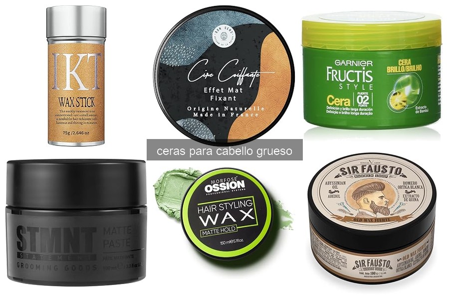 Problemas comunes con cera para cabello grueso y soluciones