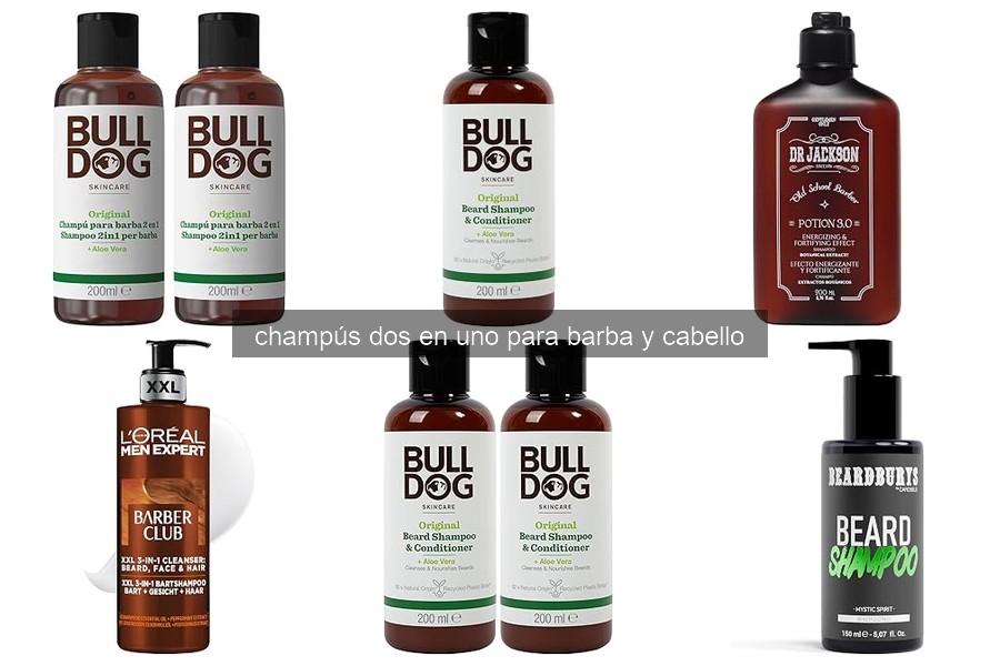 Problemas comunes con champús 2 en 1 para barba y cabello