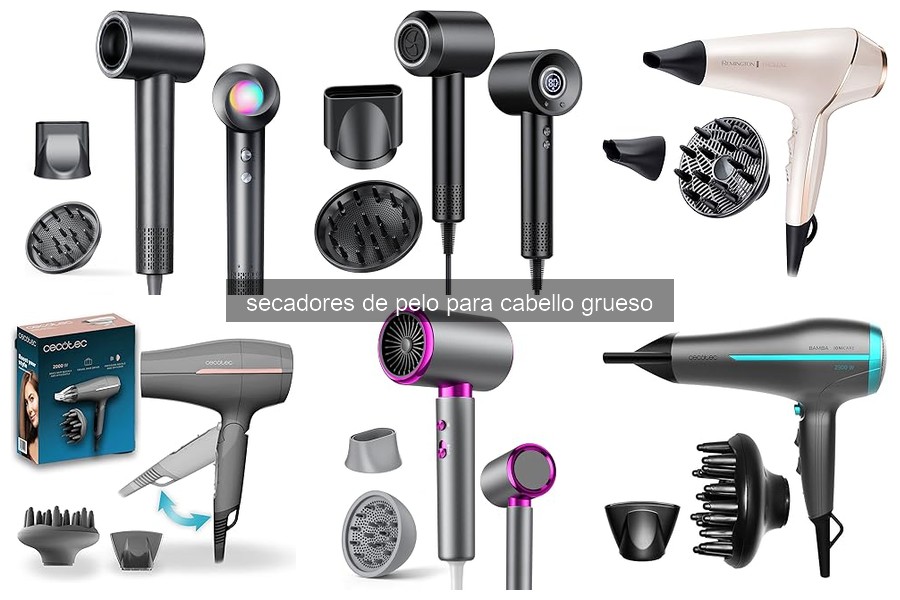 Problemas comunes con secadores para cabello grueso y soluciones