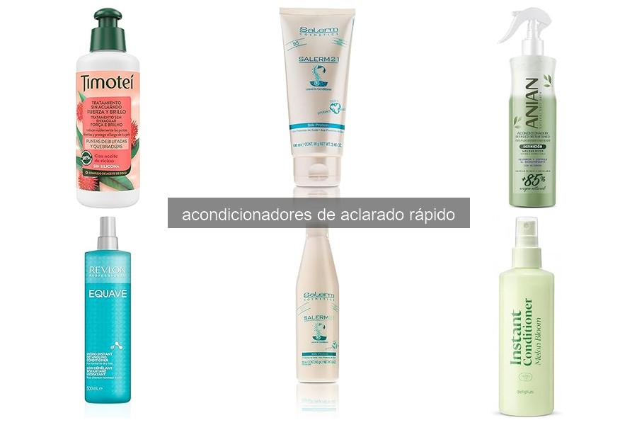 ¿Qué es un acondicionador de aclarado rápido y cómo funciona?