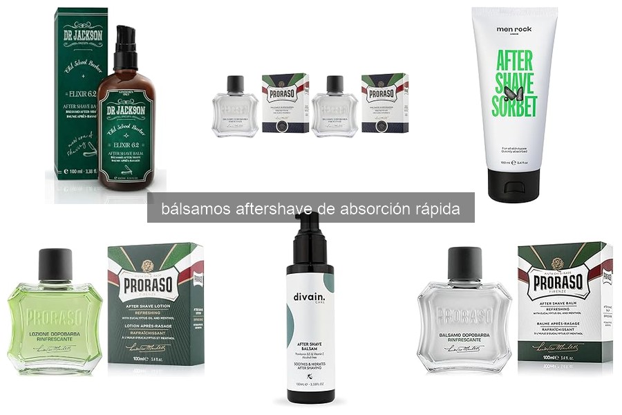 ¿Qué es un bálsamo aftershave de absorción rápida?