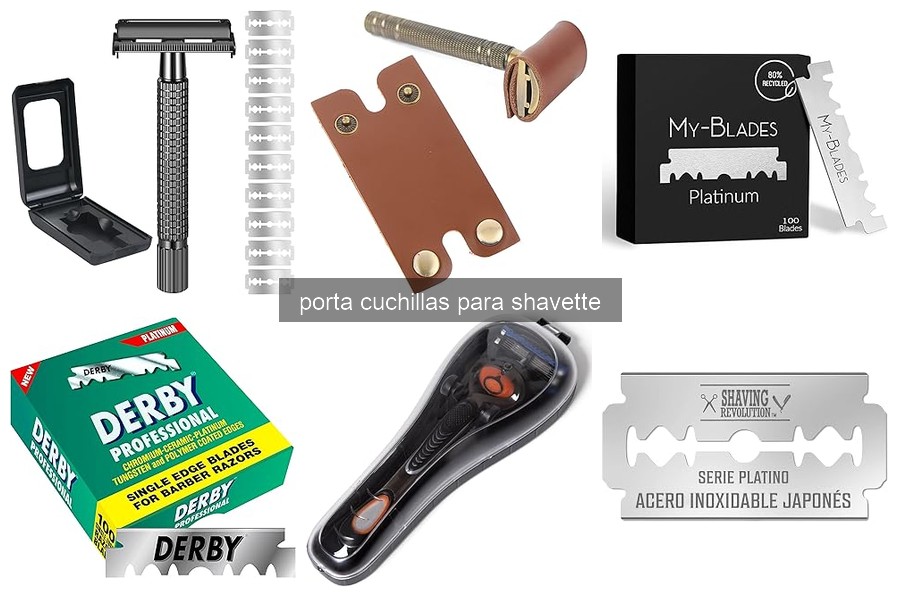 ¿Qué es un porta cuchillas para shavette y cómo funciona?