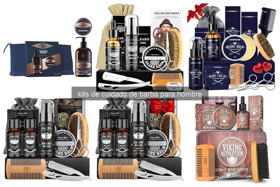 ¿Qué incluye un kit de cuidado de barba para hombres?